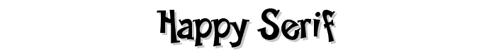 Happy Serif font